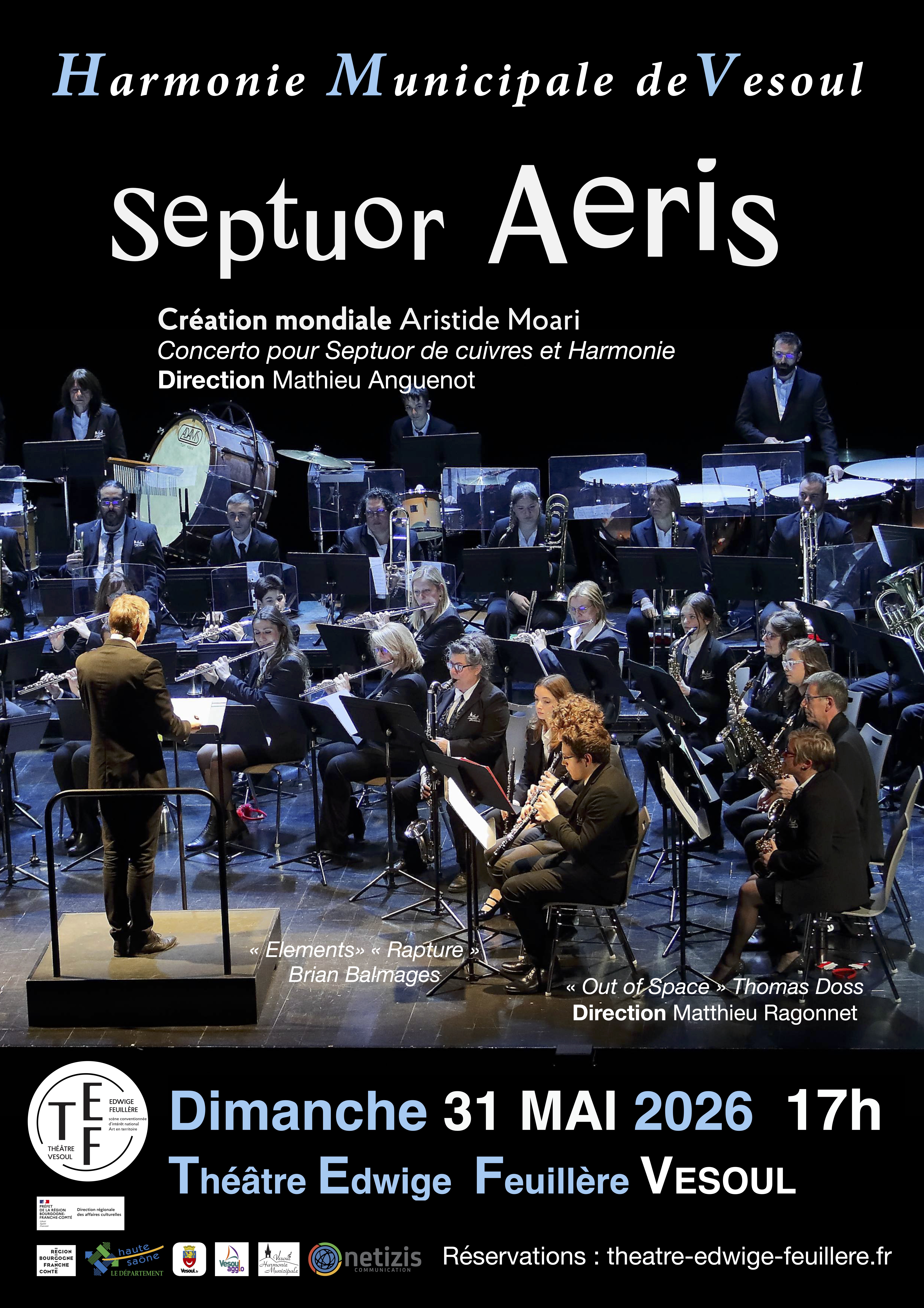 Prochain concert de l'Harmonie Municipale de Vesoul